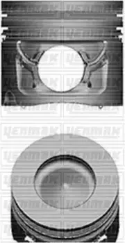 поршень в сборе! поршень+кольца d84 STD\ BMW E60/E61/E83/E87/E90/E91 2.0d 03> 39-04616-000 YENMAK
