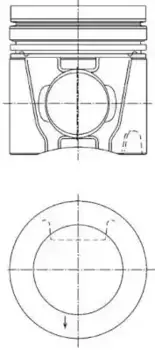 поршневая группа ! R6 d120 \VOLVO FM9 дв.D9A 2001--> 40 276 960 KS