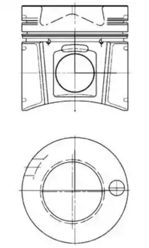 поршневая группа !V6-12 d128 \MB OM441-444 LA/Euro II 94 681 960 KS