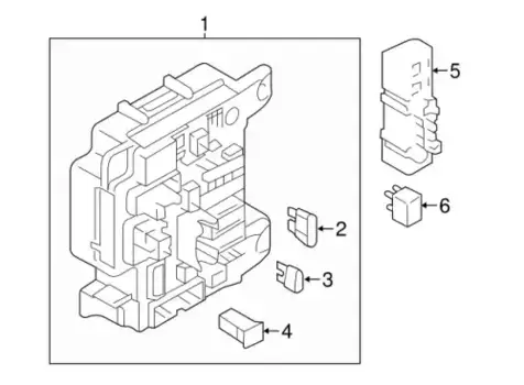 предохранитель! 30A\ Mitsubishi Lancer 09-14/Outlander 08-13 MU001091