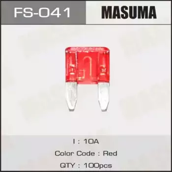 предохранитель! mini 10A, 1 шт.\ FS-041 MASUMA