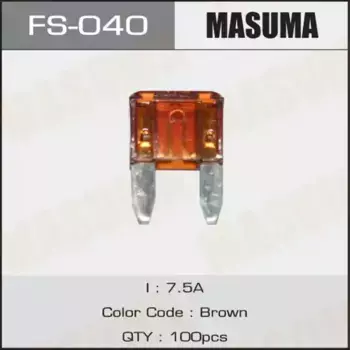предохранитель! mini 7.5A, 1 шт.\ FS-040 MASUMA