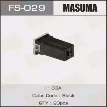 предохранитель силовой! 80A черный\ FS-029 MASUMA