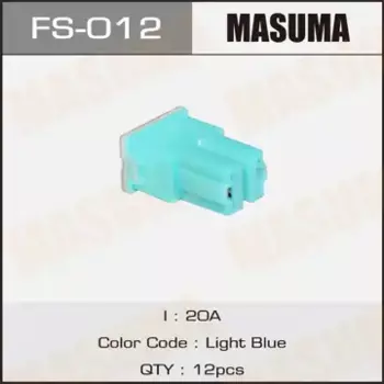 предохранитель силовой! тип 'мама' 20A голубой\ FS-012 MASUMA
