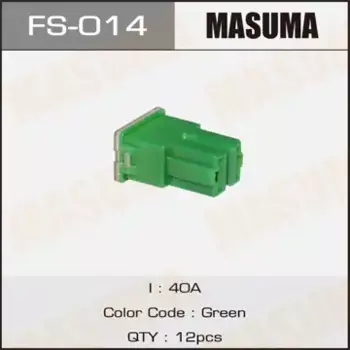 предохранитель силовой! тип 'мама' 40A зеленый\ FS-014 MASUMA