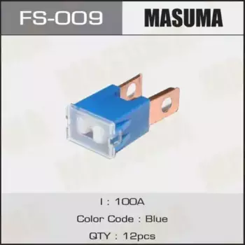 предохранитель силовой! тип 'папа' 100A синий\ FS-009 MASUMA