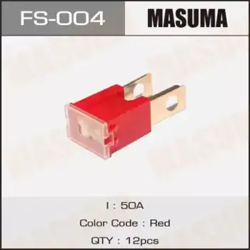 предохранитель силовой! тип 'папа' 50A красный\ FS-004 MASUMA