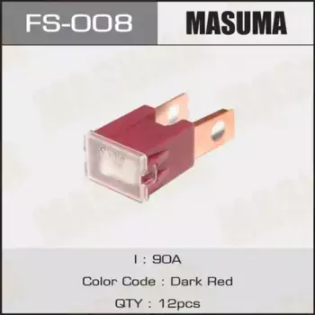предохранитель силовой! тип 'папа' 90A бордовый\ FS-008 MASUMA