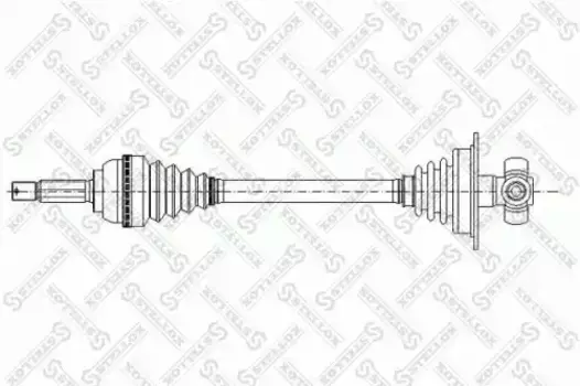 Вал приводной в сборе STELLOX 158 1017-SX