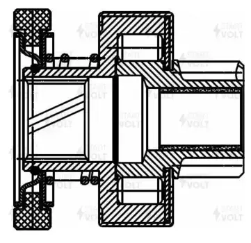 привод стартера!\ Fiat Ducato 2.3JTD 06> VCS 1603 СТАРТВОЛЬТ