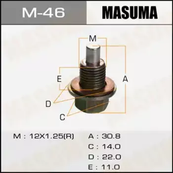 пробка масляного поддона!\Nissan Pathfinder 95-04 M46 MASUMA