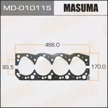 Прокладка ГБЦ MASUMA MD-01011S