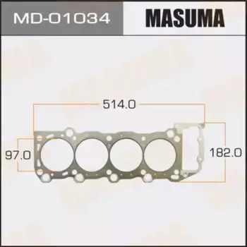 Прокладка ГБЦ MASUMA MD-01034