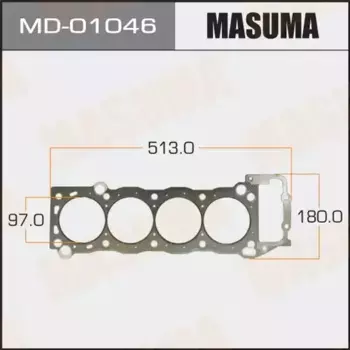 Прокладка ГБЦ MASUMA MD-01046