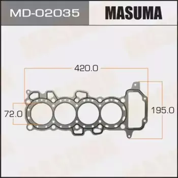 Прокладка ГБЦ MASUMA MD-02035