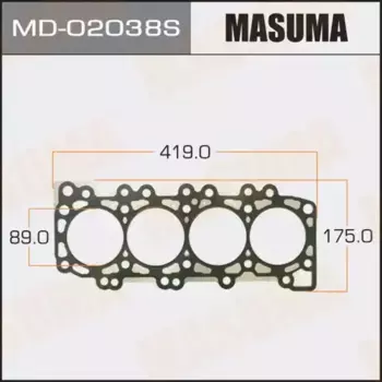 Прокладка ГБЦ MASUMA MD-02038S