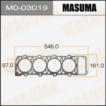 Прокладка ГБЦ MASUMA MD03019