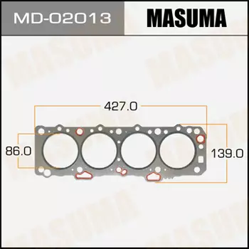Прокладка ГБЦ MASUMA MD02013