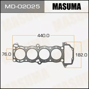 Прокладка ГБЦ MASUMA MD-02025