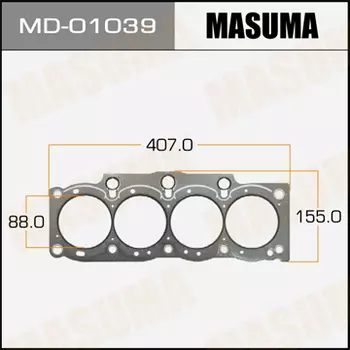 Прокладка ГБЦ MASUMA MD-01039