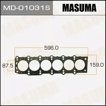 Прокладка ГБЦ MASUMA MD-01031S