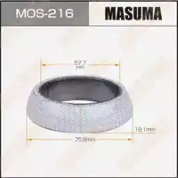 Прокладка глушителя MASUMA MOS216