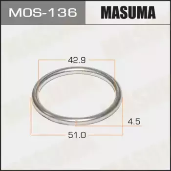 Прокладка глушителя MASUMA MOS-136