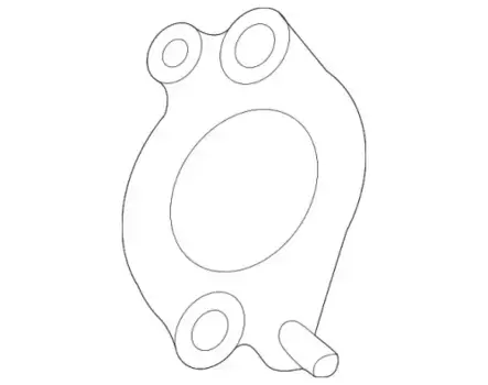 Прокладка глушителя MB 651 142 26 80