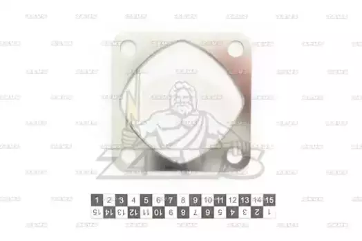 Прокладка глушителя ZEVS GEM62024