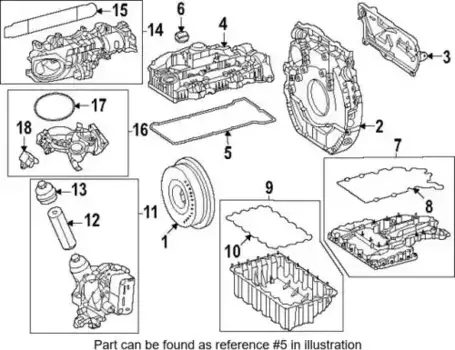 Прокладка клапанной крышки MB 654 016 22 00