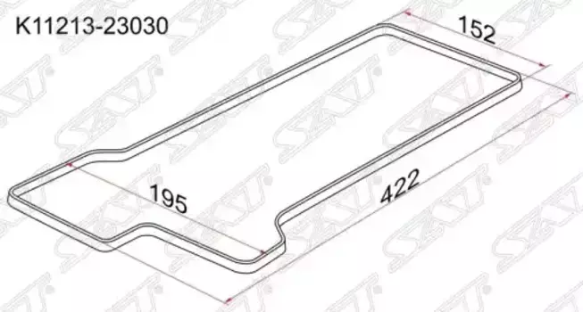Прокладка клапанной крышки SAT K11213-23030