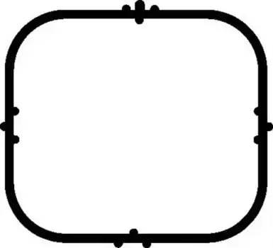 Прокладка коллектора ELRING 489.870