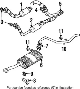 Прокладка коллектора ISUZU 8943283521