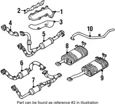 Прокладка коллектора ISUZU 8-97104-316-0