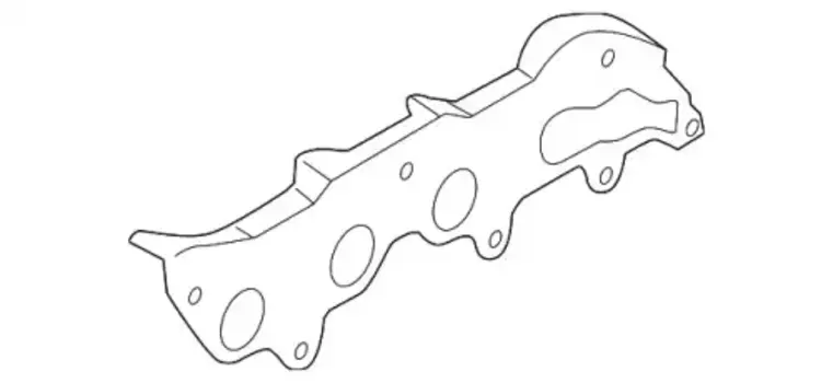 Прокладка коллектора MAZDA L32713460B