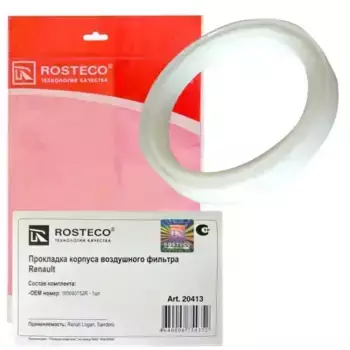 ПРОКЛАДКА КОРПУСА ВОЗДУШНОГО ФИЛЬТРА RENAULT LOGAN, LADA LARGUS/ 20413/ ROSTECO/ 20413