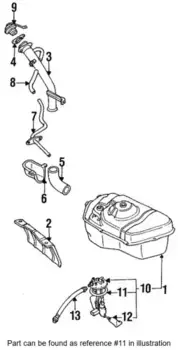 прокладка насоса топливного!\ Mitsubishi Pajero 2.5 96> MB400461