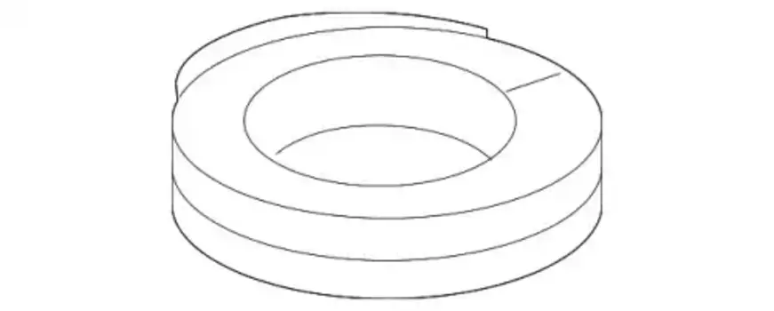 прокладка под пруж. задняя!\ MB W202/T202/W210/T210/C208/C209 93> 210 325 01 84