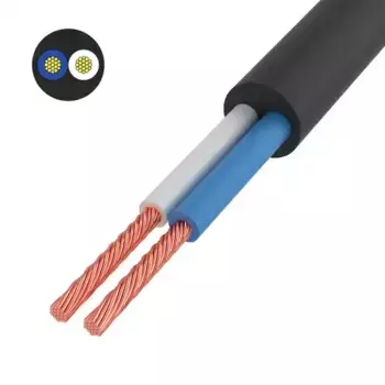 провод! ПВС 2x1.5мм2, черный, длина 20м, ГОСТ\ 01-8033-20 REXANT