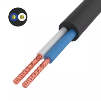 провод! ПВС 2x1.5мм2, черный, длина 50м, ГОСТ\ 01-8033-50 REXANT