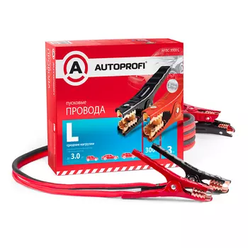 Провода для прикуривания (пусковые) AUTOPROFI AP/BC - 3000 L 300 А 3 м
