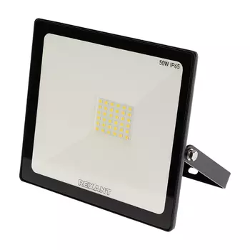 прожектор! светодиодный 50Вт 200-260В IP65 4000лм 6500K холодный свет\ 605-004 REXANT
