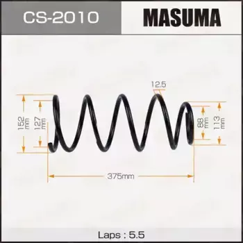 пружина пер.!\ Nissan Sunny 1.3/1.5 QG1 98-00 CS-2010 MASUMA