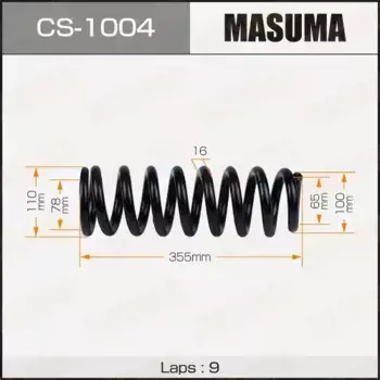 пружина передн.!\ Toyota HiLux Surf 1KZTE/KDFTV 95-02 CS-1004 MASUMA
