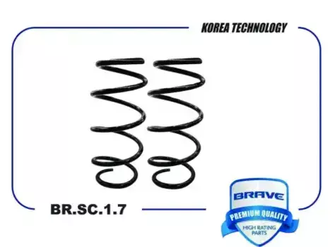 Пружина передней подвески BR.SC.1.7 54630-4L002 HYUNDAI Solaris RB 10-, Accent, KIA Rio UB 11 BRAVE