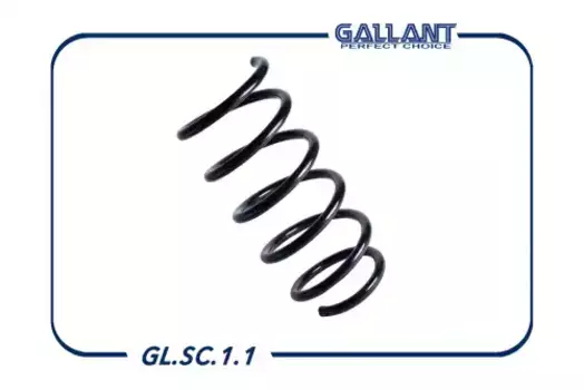 пружина передняя! 40 170 00 \ Dacia Logan 1.4/1.6 04> GL.SC.1.1 GALLANT