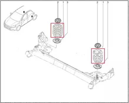 ПРУЖИНА ЗАДНЕЙ ПОДВЕСКИ 8450006758 LADA