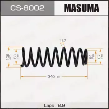 пружина задняя! H 347\ Suzuki Escudo/Grand Vitara 98> CS8002 MASUMA