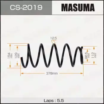 пружина задняя!\ Nissan WingRoad 99-05 CS2019 MASUMA