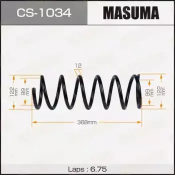 пружина задняя!\ Toyota Mark 2.5 1JZ/2.4TD 2LT 96-00 CS-1034 MASUMA